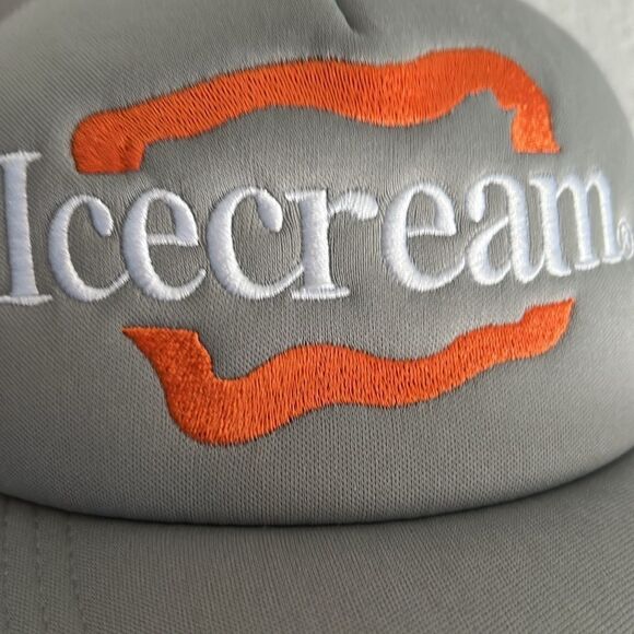 ICECREAM NEWYAK CITY ESSENTIAL HAT retro SnapBack, Grey, NWOT Paper intact - Picture 6 of 11